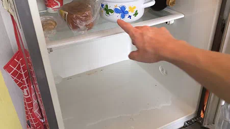 Холодильник LG протекает