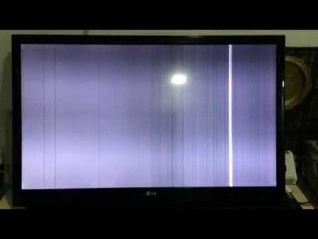 Мигает экран телевизора LG